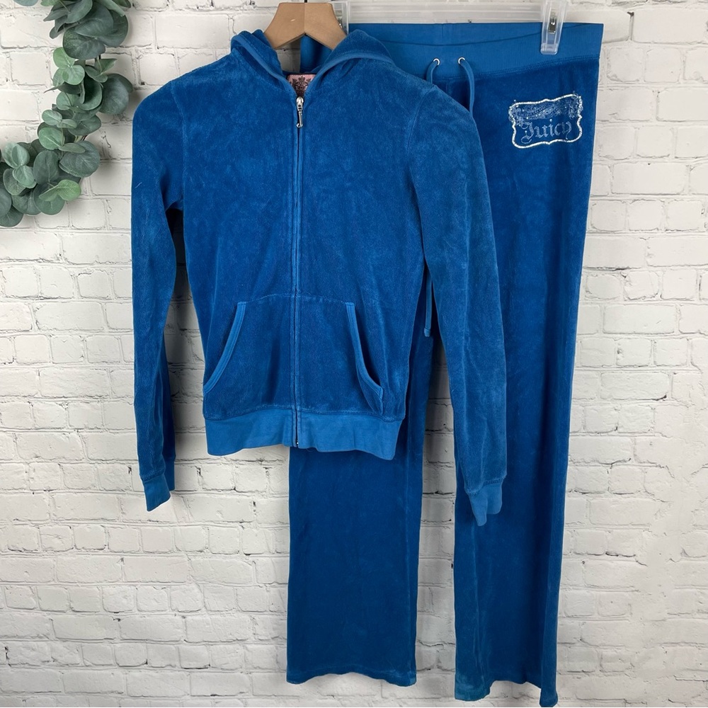 Y2K Juicy Couture Terry cloth Tracksuit Size Petite